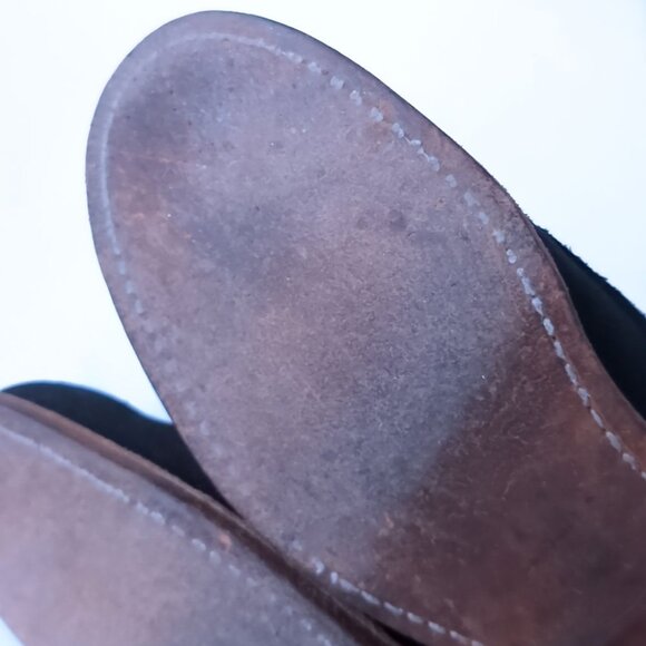 Wolverine 1000 Mile Boot Womens 7.5 Black Suede Leather Lace Up Boots USA - Picture 8 of 10